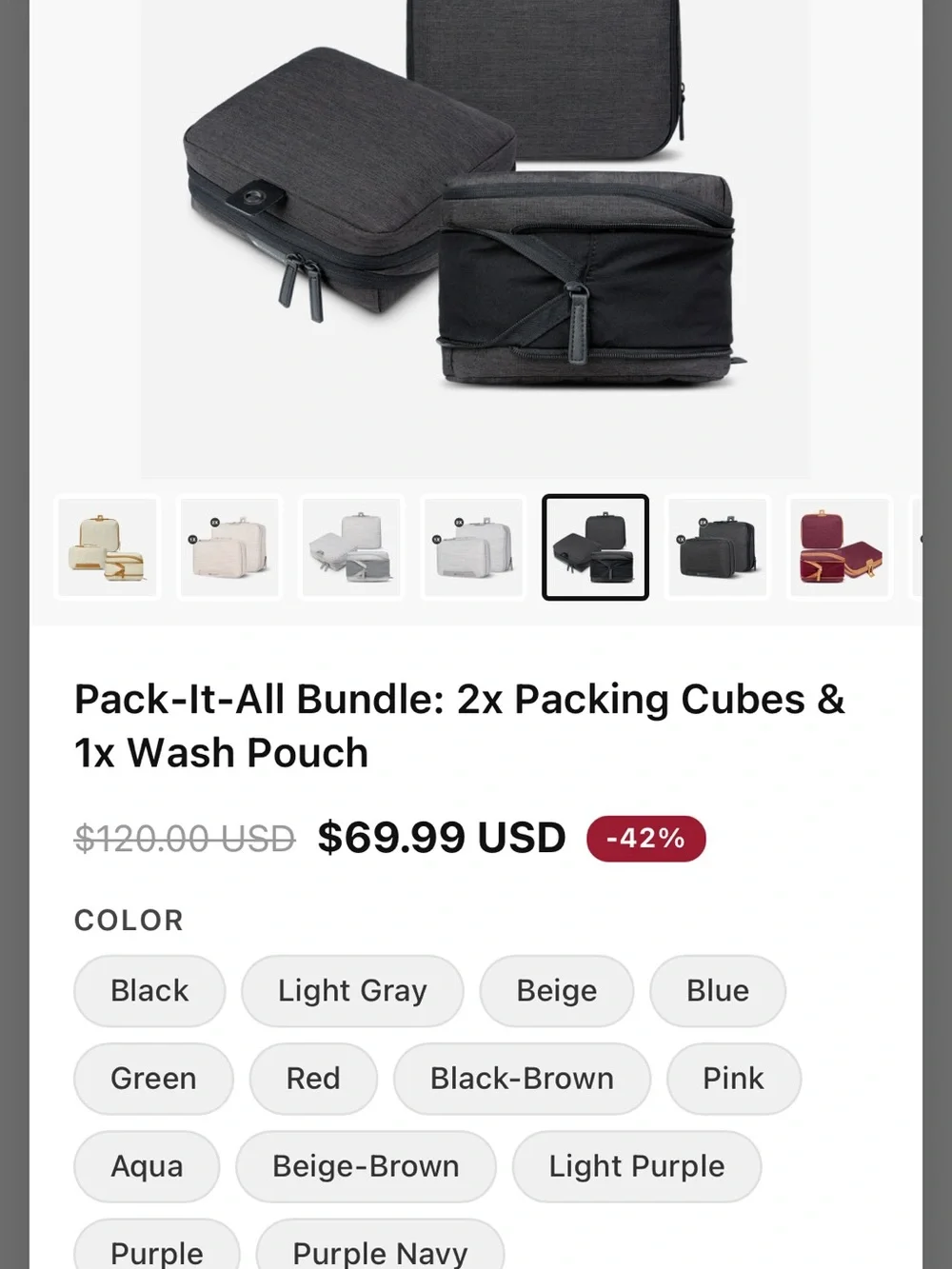 Nordace Travel Duffel with Pack It All Bundle‎